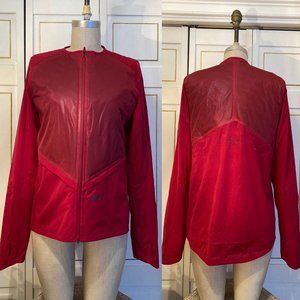 Womens NTW Nike Zip up jacket in red, size M